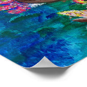 シーオブブロッサム – Om 絵を描 Canvas's ポスター (角)