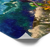 シーオブ調和- Om 絵を描 Canvas's ポスター (角)