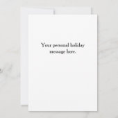 シーオンのグリーティング - 「ティースタイル」ホリデーカード カード (裏面)