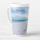 シーオーツアンドホワイトサンドビーチモーニングラテマグ カフェラテマグ (左アングル)