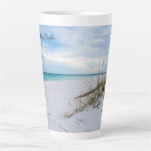 シーオーツアンドホワイトサンドビーチモーニングラテマグ カフェラテマグ (正面)
