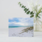 シーオーツアンドホワイトサンドビーチ朝はがき ポストカード (スタンド正面)