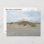 シーオーツオンサンドデューンアウターバンクNC ポストカード (正面/裏面)