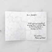 シーカエレガント女神90年代タイポグラフィユダヤ人 カード (内部)