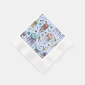 シーカクテルナプキンスの下 縁ありカクテルナプキン (角)