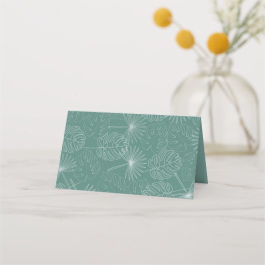 シーカタニルアクアビーチ結婚式座席表 プレイスカード (裏面)