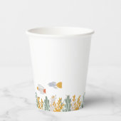 シーカップの下 |海藻・魚 紙コップ (正面)