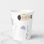 シーカップの下 |潜水艦&クラゲ 紙コップ (右)