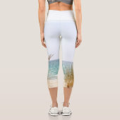 シーカプリレギンスの横の草 カプリレギンス (裏面)