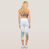 シーカプリレギンスの横の草 カプリレギンス (裏面)