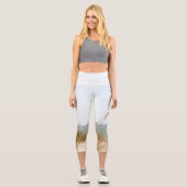 シーカプリレギンスの横の草 カプリレギンス (正面)