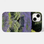 シーカムのラベンダーの広大な畑のベンチ Case-Mate iPhoneケース (裏面 (横))