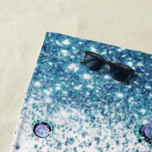 *~*シーカメグリッターブロンドマーメイドサンドキャッスル ビーチタオル (インサイチュ)