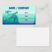 シーカメターコイズオーシャンライフ 名刺 (正面/裏面)