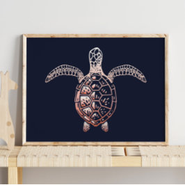 シーカメプリント |ウミガメの壁プリント ポスター