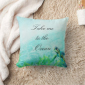 シーカメ海ビーチアートトロピカルチエレガントック クッション (ブランケット)