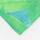 シーカメ海ビーチアートトロピカルチエレガントック フリースブランケット (角)