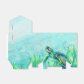 シーカメ海ビーチトロピカルカスタムの好意 フェイバーボックス (折り畳みなし)