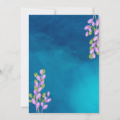 シーカメ誕生日招待状 招待状 (裏面)