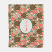 シーカメ&ハイビスカスコーラルピンクフローラ