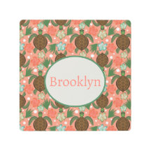 シーカメ&ハイビスカスコーラルピンクフローラ