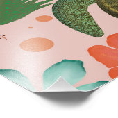 シーカメ&ハイビスカスピンクフローラ子供部屋 フォトプリント            (角)