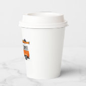 シーカヤックオンオレンジバン 紙コップ (裏面)