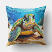 シーカラフルカメ クッション (裏面)