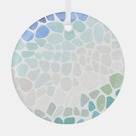 シーカラフルグラスサークルオーナメント ガラスオーナメント