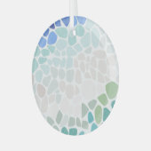 シーカラフルグラスサークルオーナメント ガラスオーナメント (正面左)