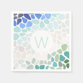 シーカラフルグラス スタンダードカクテルナプキン