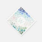 シーカラフルグラス スタンダードカクテルナプキン (角)