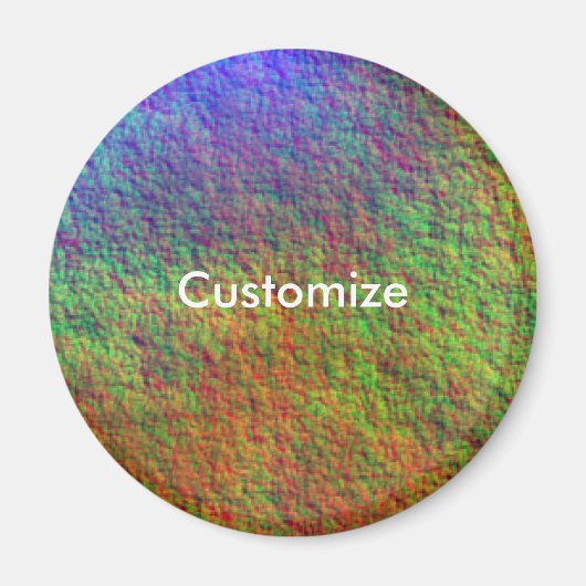 シーカラフルベッドII -テンプレート マグネット (正面)