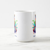 シーカラフルライオンスプラッシュ コーヒーマグカップ (中央)