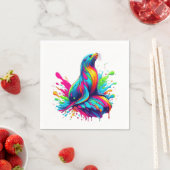 シーカラフルライオンスプラッシュ スタンダードカクテルナプキン (インサイチュ)