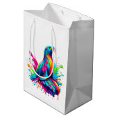 シーカラフルライオンスプラッシュ –  ミディアムペーパーバッグ (裏面アングル)