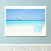 シーカリブのキャンバスプリントプリント キャンバスプリント (インサイチュ (ウッドフロア))