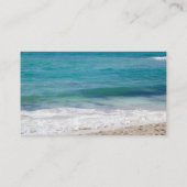 シーカリブのビーチシーンロゴ 名刺 (裏面)