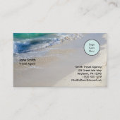 シーカリブのビーチシーンロゴ 名刺 (正面)