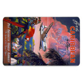 シーカリブのビーチホリデイ マグネット (横)