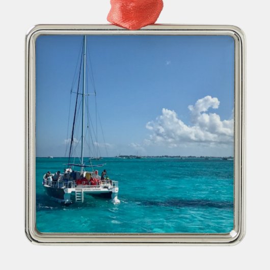 シーカリブのボートオーナメント メタルオーナメント (正面)