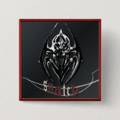 シーカーの写実的なテーマボタン 缶バッジ (正面)