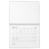 シーカー、CALANDER カレンダー (2月 2027)