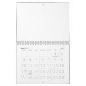 シーカー、CALANDER カレンダー (1月 2027)