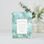 シーガエレガントラスの結晶の保存日付 ポストカード (スタンド正面)