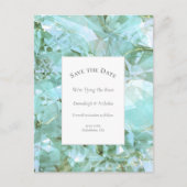 シーガエレガントラスの結晶の保存日付 ポストカード (正面)