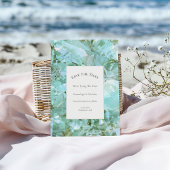 シーガエレガントラスの結晶の保存日付 ポストカード