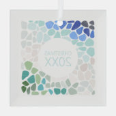 シーガカラフルラス記念品 ガラスオーナメント (裏面)