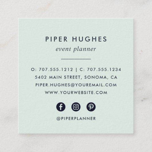 シーガスレスゲード スクエア名刺 (裏面)