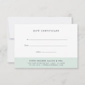 シーガスレスゲード |商品券 (裏面)